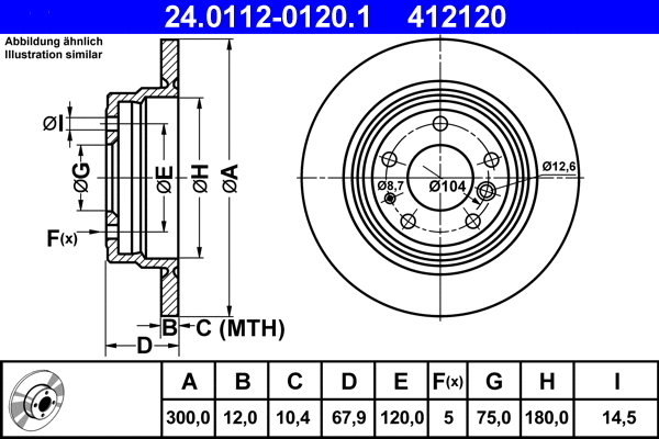 Brake Disc (24.0112-0120.1)