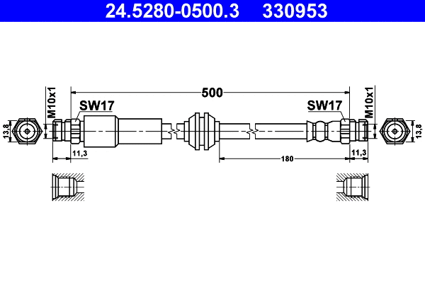 Brake Hose (24.5280-0500.3)