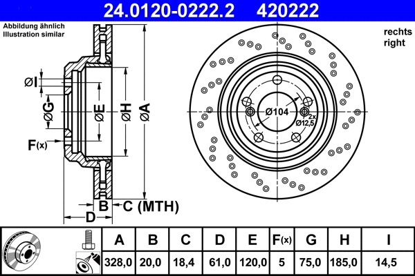 Brake Disc (24.0120-0222.2)