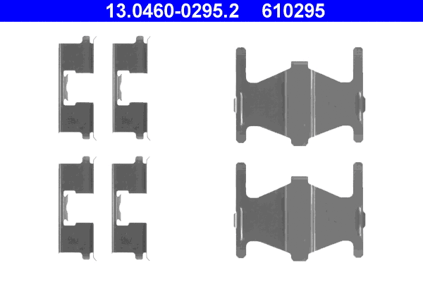 Accessory Kit, disc brake pad (13.0460-0295.2)