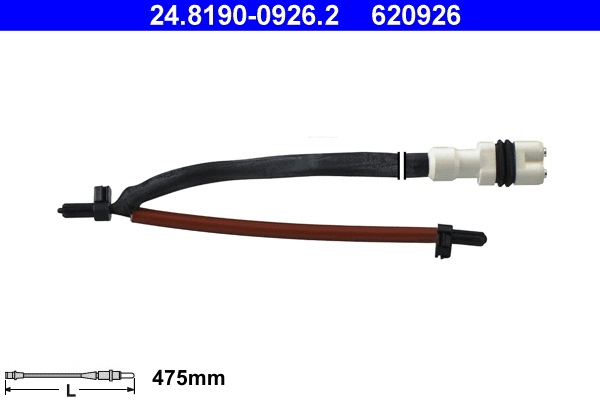 Warning Contact, brake pad wear (24.8190-0926.2)