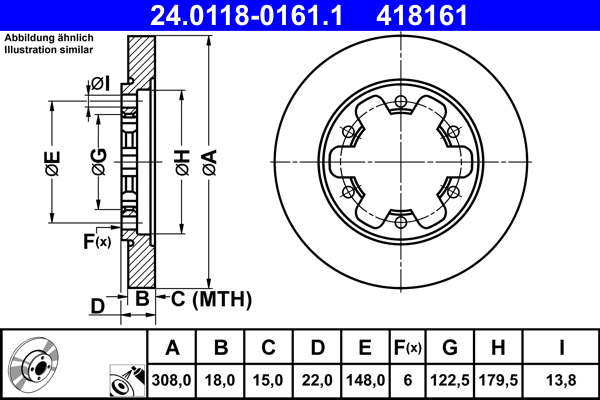 Brake Disc (24.0118-0161.1)