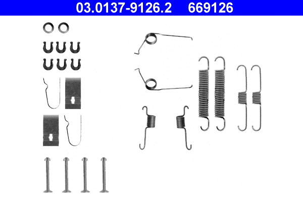 Accessory Kit, brake shoes (03.0137-9126.2)