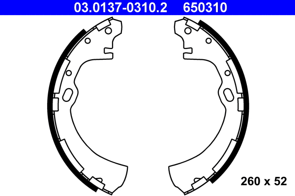 Brake Shoe Set (03.0137-0310.2)