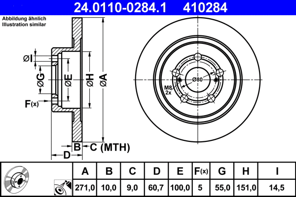 Brake Disc (24.0110-0284.1)