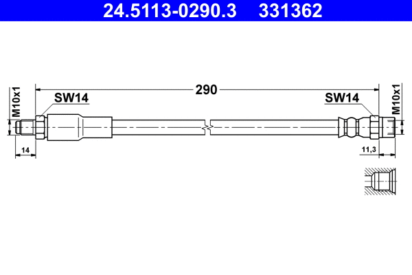 Brake Hose (24.5113-0290.3)