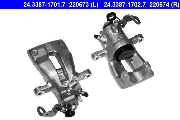Brake Caliper (24.3387-1701.7)