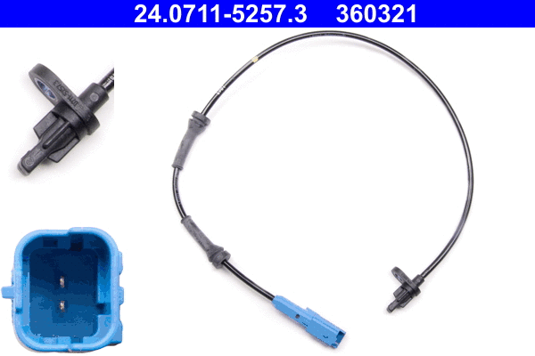 Sensor, wheel speed (24.0711-5257.3)