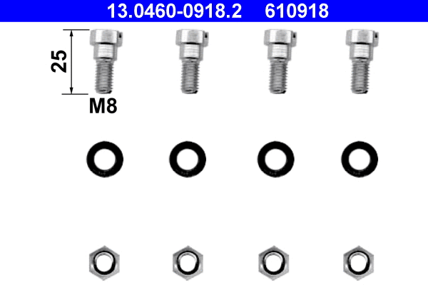 Accessory Kit, disc brake pad (13.0460-0918.2)