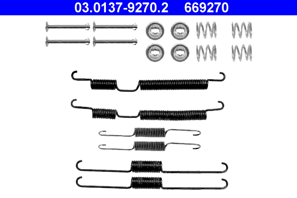 Accessory Kit, brake shoes (03.0137-9270.2)