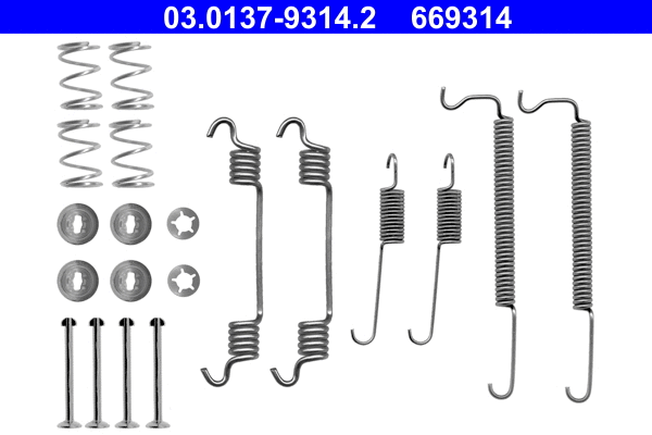 Accessory Kit, brake shoes (03.0137-9314.2)