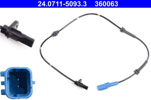 Sensor, wheel speed (24.0711-5093.3)