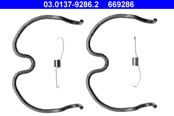 Accessory Kit, brake shoes (03.0137-9286.2)