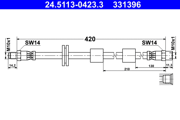 Brake Hose (24.5113-0423.3)