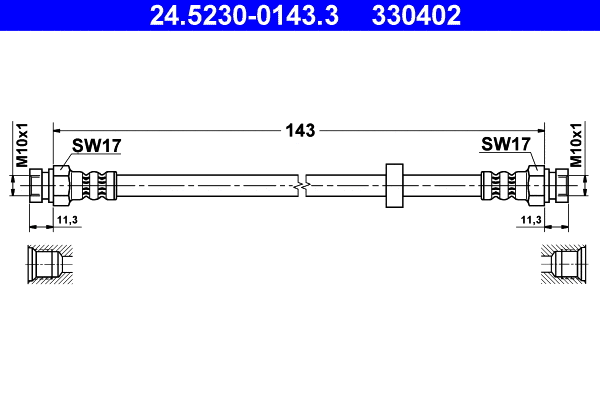 Brake Hose (24.5230-0143.3)
