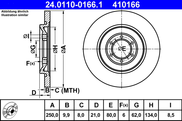 Brake Disc (24.0110-0166.1)
