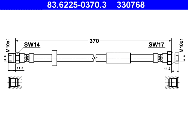 Brake Hose (83.6225-0370.3)
