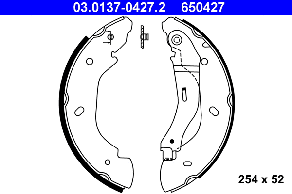 Brake Shoe Set (03.0137-0427.2)