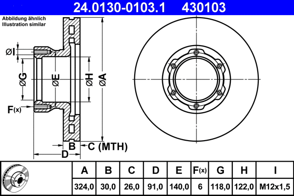 Brake Disc (24.0130-0103.1)