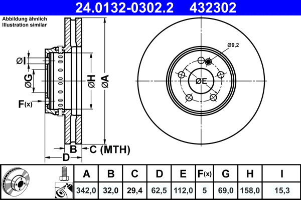 Brake Disc (24.0132-0302.2)