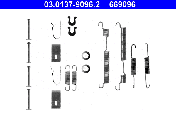 Accessory Kit, brake shoes (03.0137-9096.2)