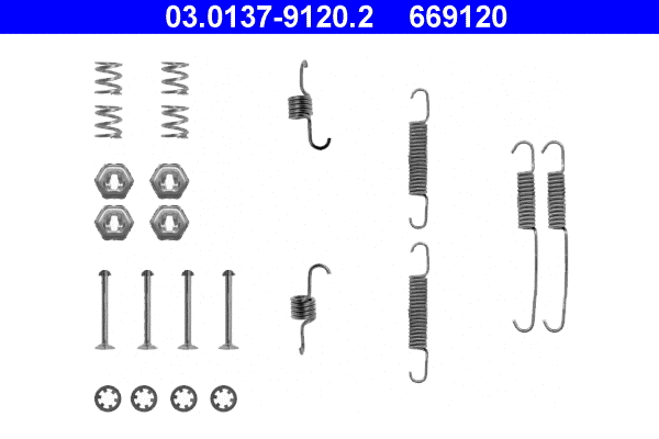 Accessory Kit, brake shoes (03.0137-9120.2)