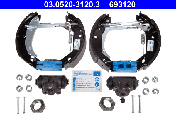 Brake Shoe Set (03.0520-3120.3)