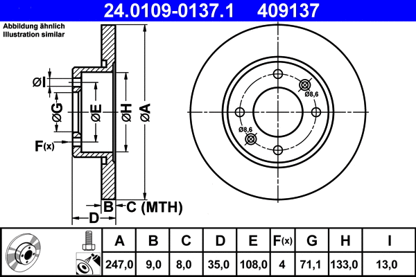 Brake Disc (24.0109-0137.1)