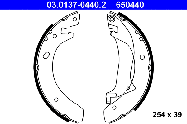 Brake Shoe Set (03.0137-0440.2)