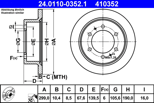 Brake Disc (24.0110-0352.1)