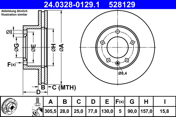 Brake Disc (24.0328-0129.1)