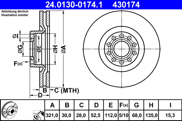 Brake Disc (24.0130-0174.1)