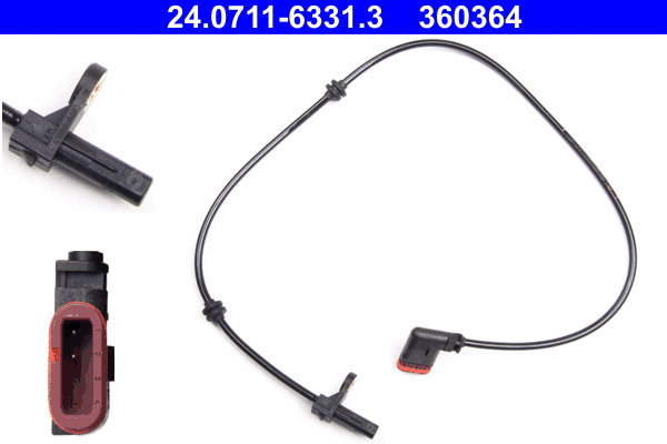 Sensor, wheel speed (24.0711-6331.3)