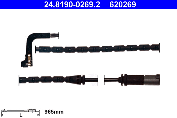 Warning Contact, brake pad wear (24.8190-0269.2)
