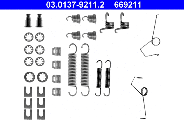 Accessory Kit, brake shoes (03.0137-9211.2)