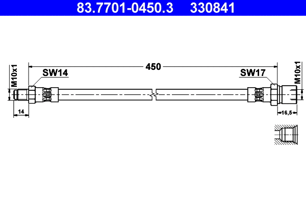 Brake Hose (83.7701-0450.3)