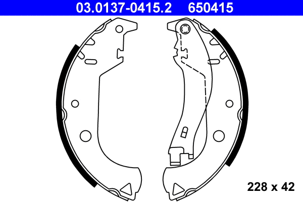 Brake Shoe Set (03.0137-0415.2)