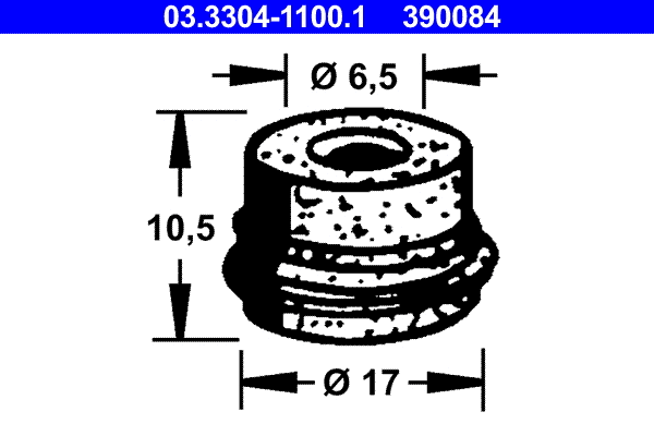 Plug, brake fluid reservoir (03.3304-1100.1)