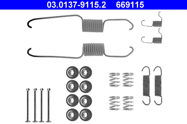 Accessory Kit, brake shoes (03.0137-9115.2)