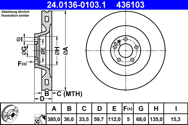 Brake Disc (24.0136-0103.1)