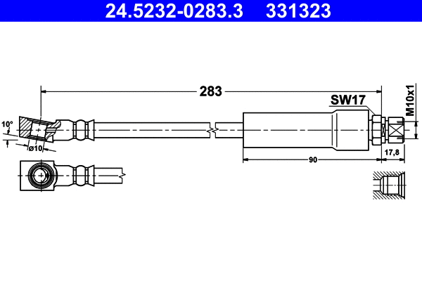 Brake Hose (24.5232-0283.3)