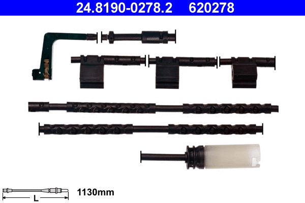 Warning Contact, brake pad wear (24.8190-0278.2)