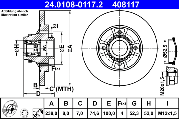 Brake Disc (24.0108-0117.2)
