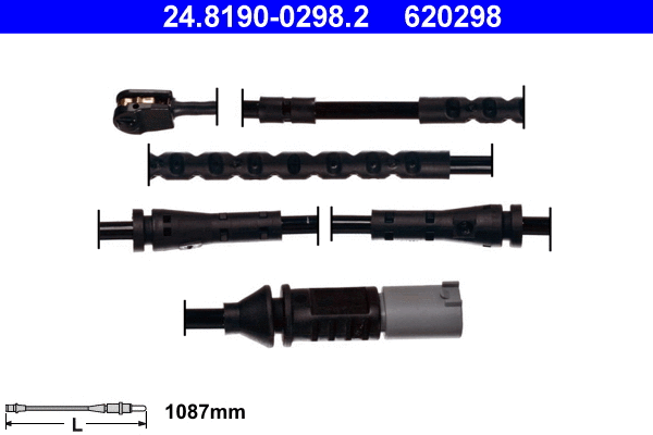 Warning Contact, brake pad wear (24.8190-0298.2)