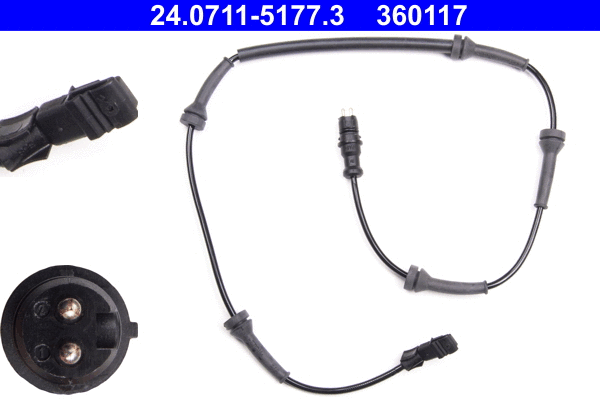 Sensor, wheel speed (24.0711-5177.3)