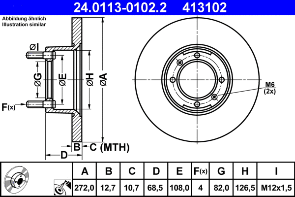 Brake Disc (24.0113-0102.2)