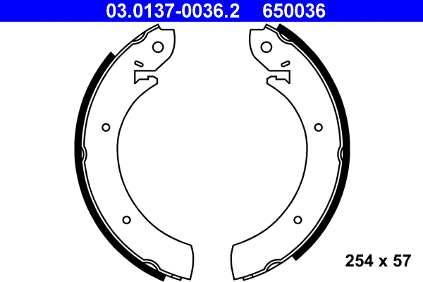 Brake Shoe Set (03.0137-0036.2)