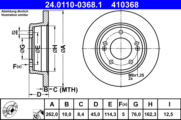 Brake Disc (24.0110-0368.1)