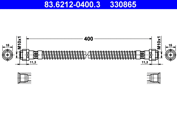 Brake Hose (83.6212-0400.3)