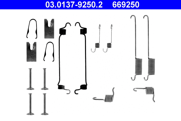 Accessory Kit, brake shoes (03.0137-9250.2)